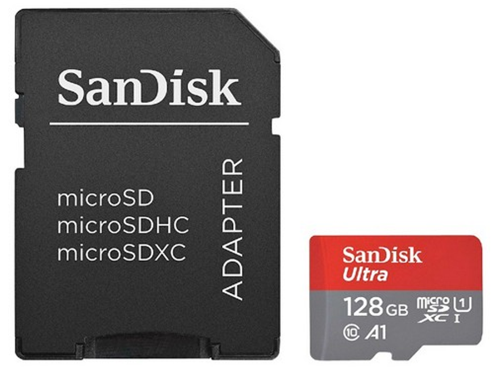 SANDISK 173473 MSDXC UL.128GB Speicherkarte, 100 128 Micro-SD, MB/s Micro-SDXC GB, (100MB/S,UHS