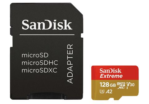 Tarjeta micro SD - 128GB Extreme Plus MicroSDXC SANDISK