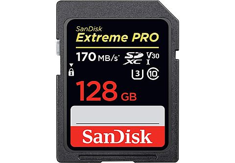 SANDISK SDSDXXY-128G-GN4IN SDXC EXTR.PRO 12, microSDXC Speicherkarte, 128 GB, 170 MB/s