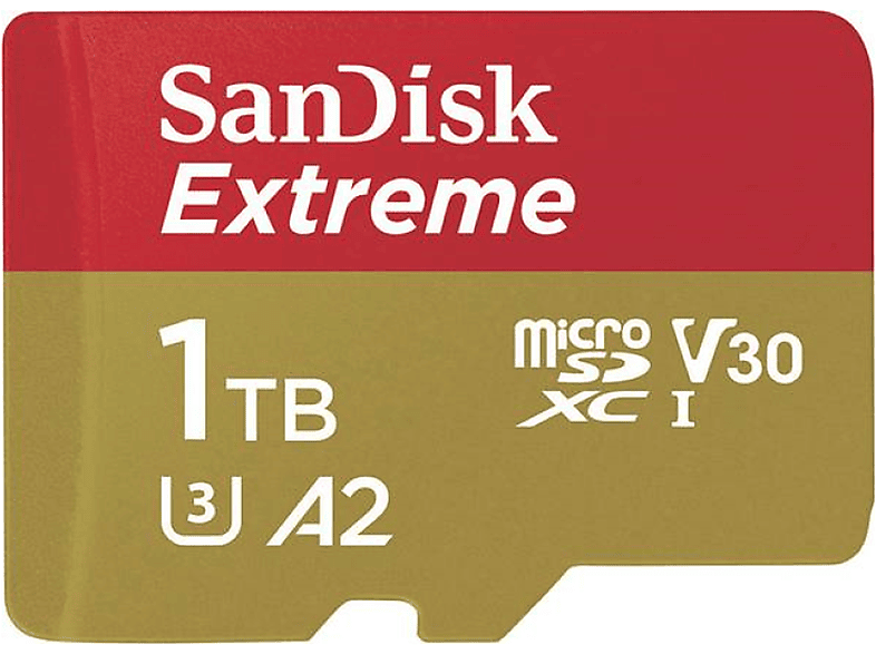 SANDISK SDSQXA1-1T00-GN6MA MSDXC EXTR.1TB, Micro-SDXC Speicherkarte, 1 TB, 160 MB/s
