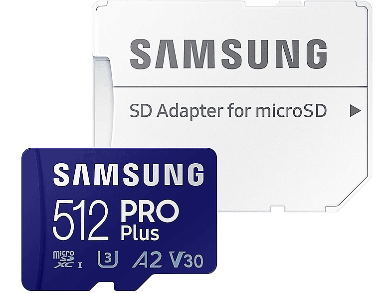 SAMSUNG MB-MD512KA/EU PRO PLUS MICROSD CARD (2021) 512GB, Micro-SD MicroSD Speicherkarte, 512 GB