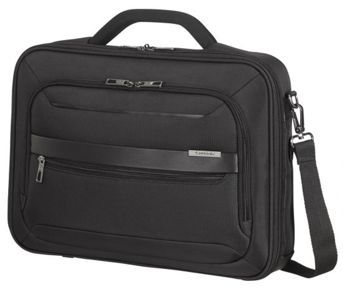 Polyester schwarz EVO Vectura in Polyurethan, Notebooktasche universal Aktentasche SAMSONITE Denier, 123665-1041 für