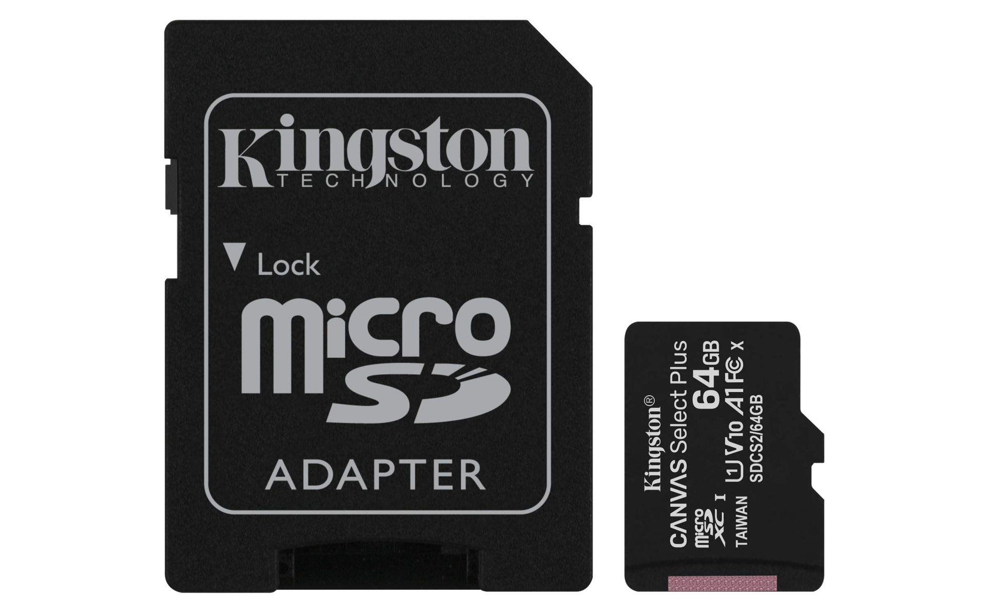 100 Micro-SDXC Micro-SD, 64 MB/s Speicherkarte, KINGSTON GB, SDCS2/64GB,