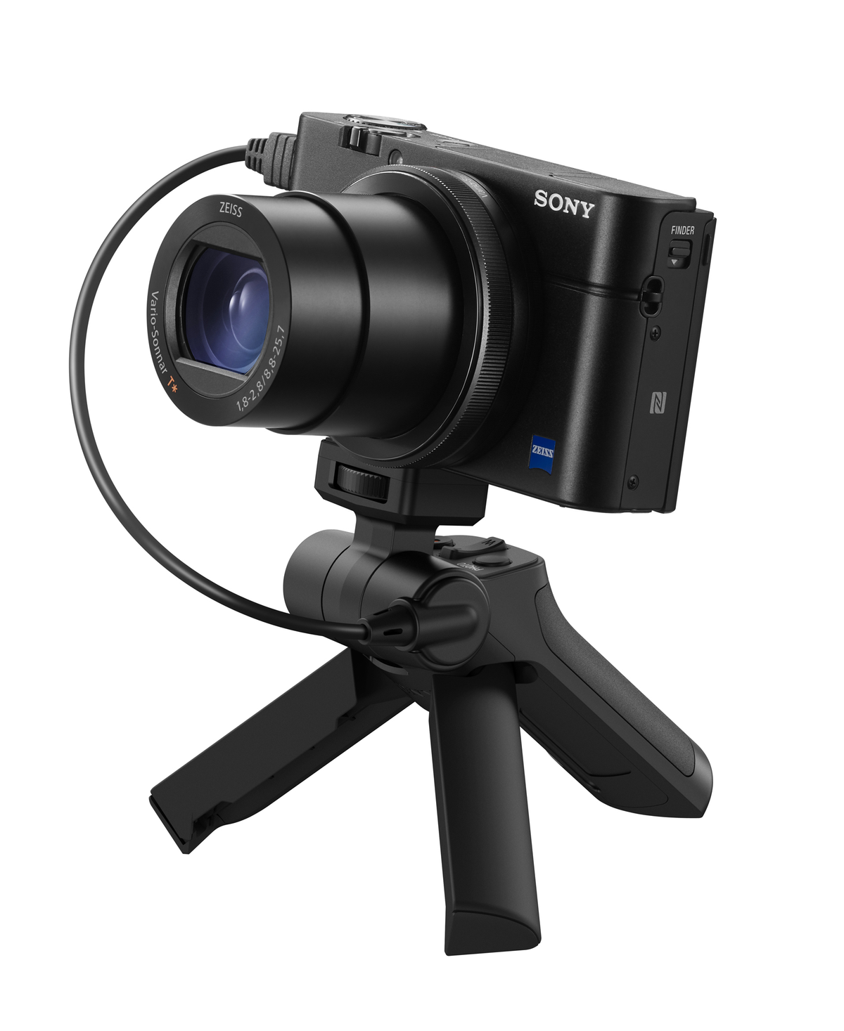 2.9x PLUS WLAN- GRIFF Xtra opt. KIT Schwarz, III Digitalkamera DSC-RX Zoom, SONY Fine/TFT-LCD, 100