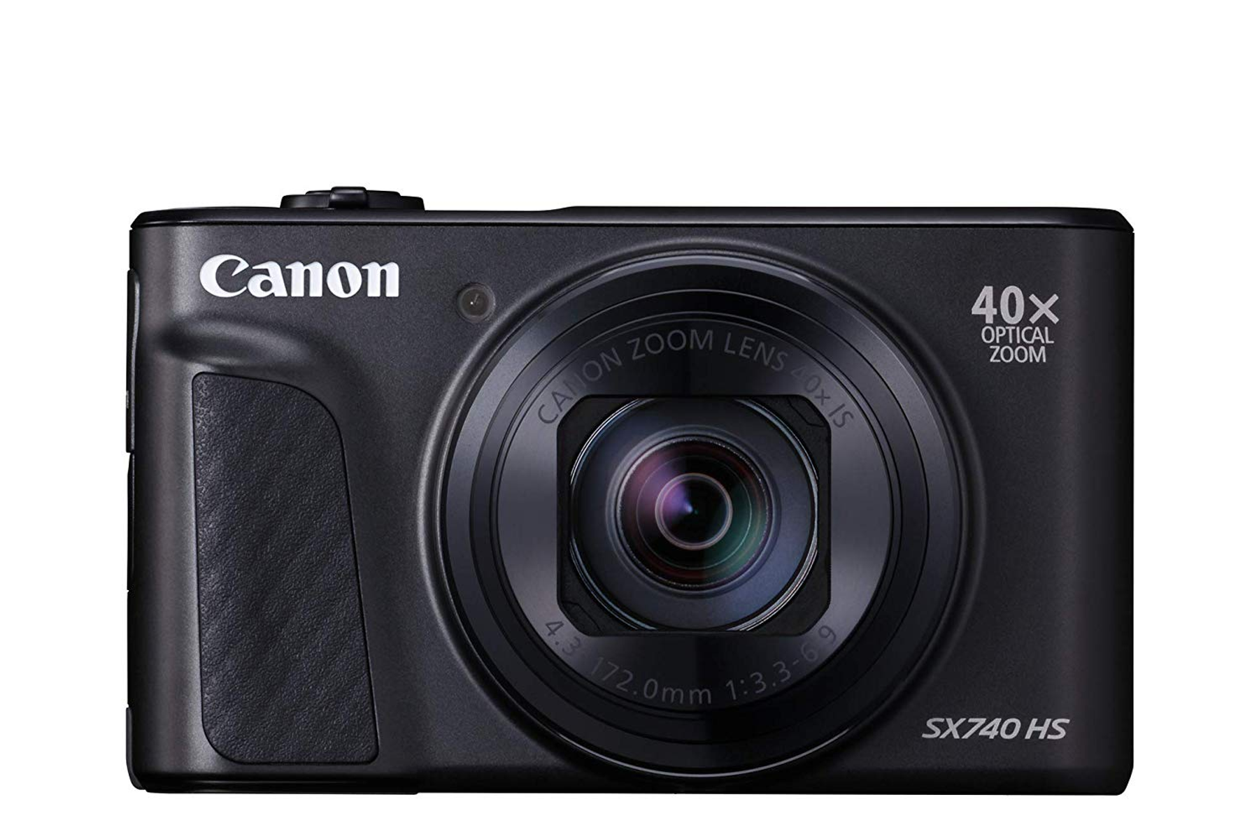 CANON POWERSHOT SX 740 HS Schwarz, LCD 40fach (TFT), Digitalkamera opt. WLAN- Zoom