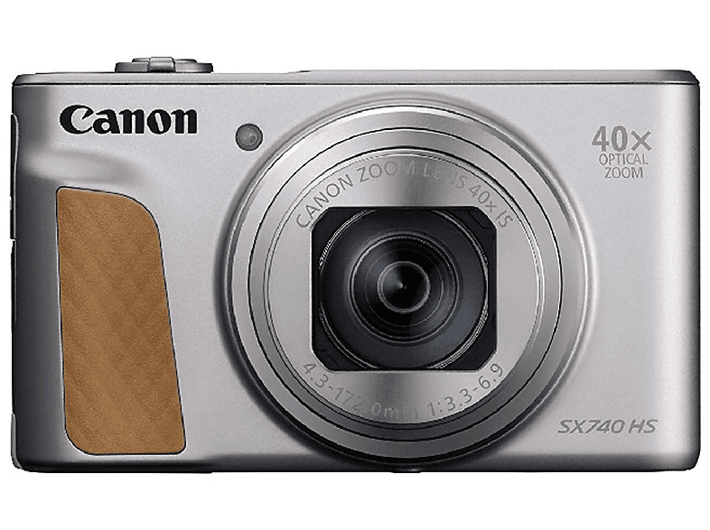 Digitalkamera CANON opt. HS Silber, 40fach Zoom, (TFT), POWERSHOT LCD WLAN- SX 740