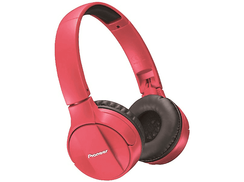 BT-R, PIONEER Bluetooth Rot On-ear Kopfhörer 553 SE-MJ