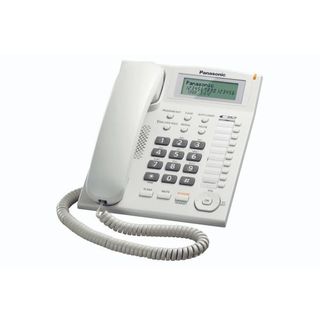 Teléfono para casa - PANASONIC KX-TS880EXW, RDSI, Blanco