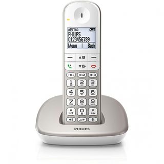 Teléfono para casa - PHILIPS XL4901S/23, Análogo, Plata