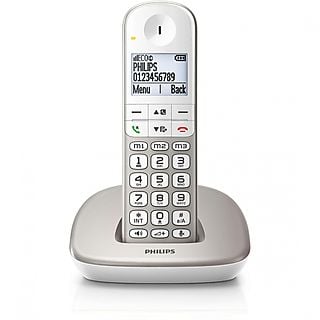 Teléfono para casa - PHILIPS XL4901S/23, Análogo, Plata