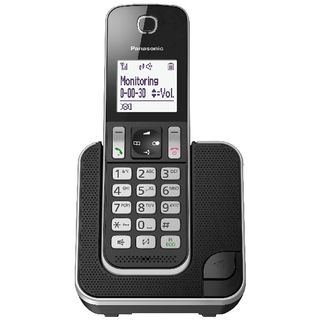 Teléfono inalámbrico - PANASONIC KX-TGD310, RDSI, Negro