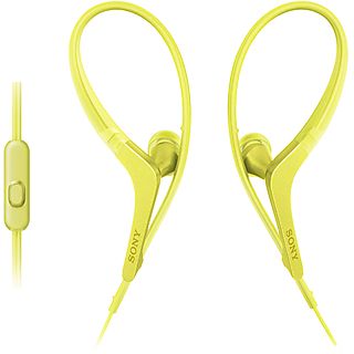 Auriculares deportivos - SONY MDR-AS410APY, Intraurales, Amarillo