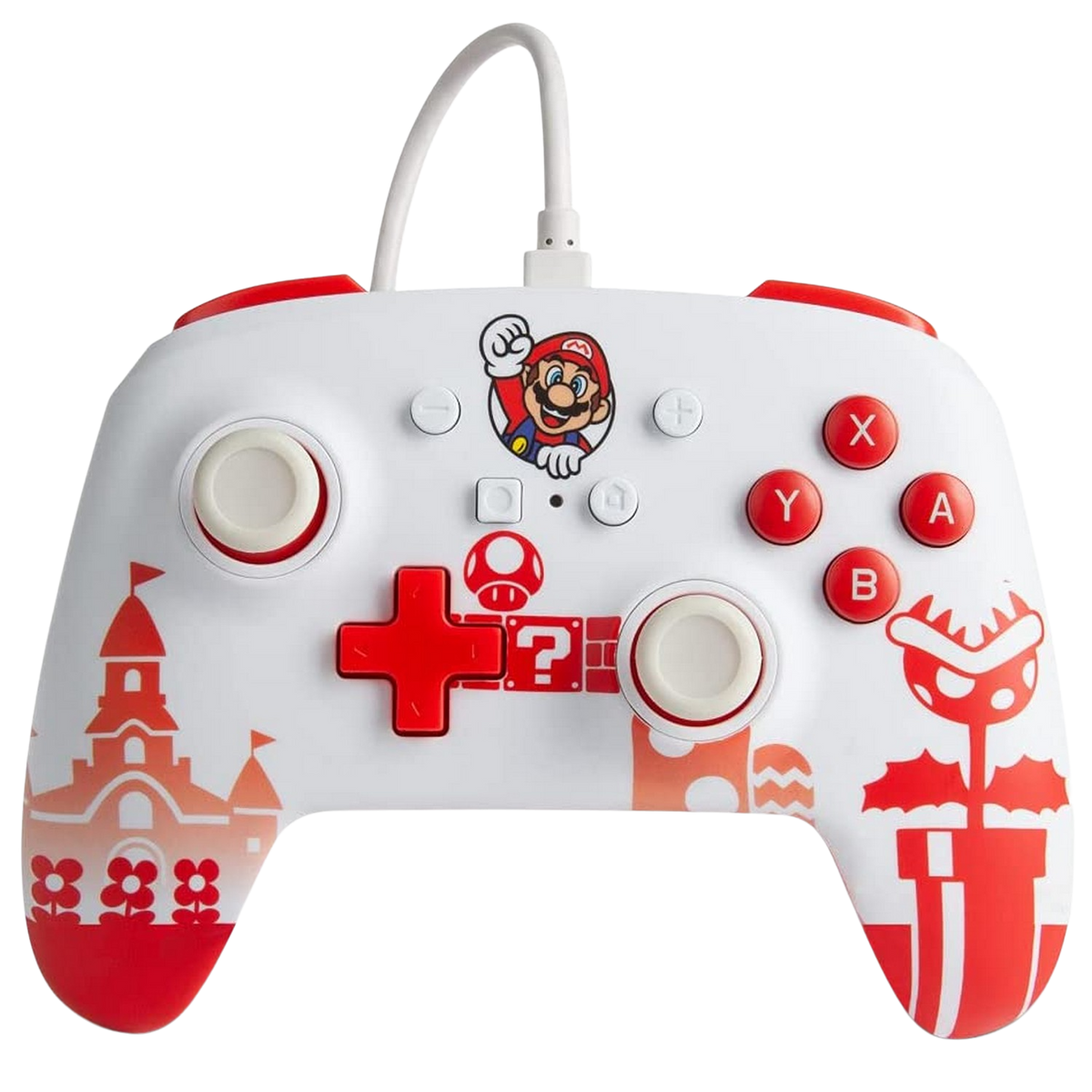 POWER A PA1519186-01NSW WIRED CONTR Rot/Weiß Controller RED/WHITE MARIO