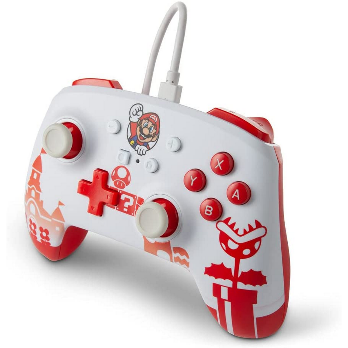 PA1519186-01NSW POWER MARIO Rot/Weiß WIRED A RED/WHITE Controller CONTR