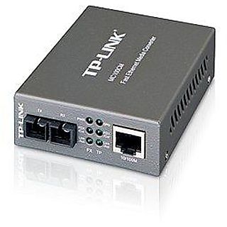 Convertidor de medios  - MC100CM TP-LINK, 1,0 kbps Mbps, Gris