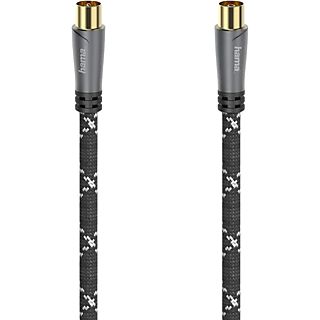 Cables de antena  - 205072 HAMA, Negro y gris