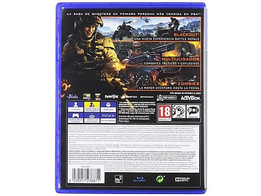PlayStation 4Juego PS4 Call of Duty: Black Ops 4