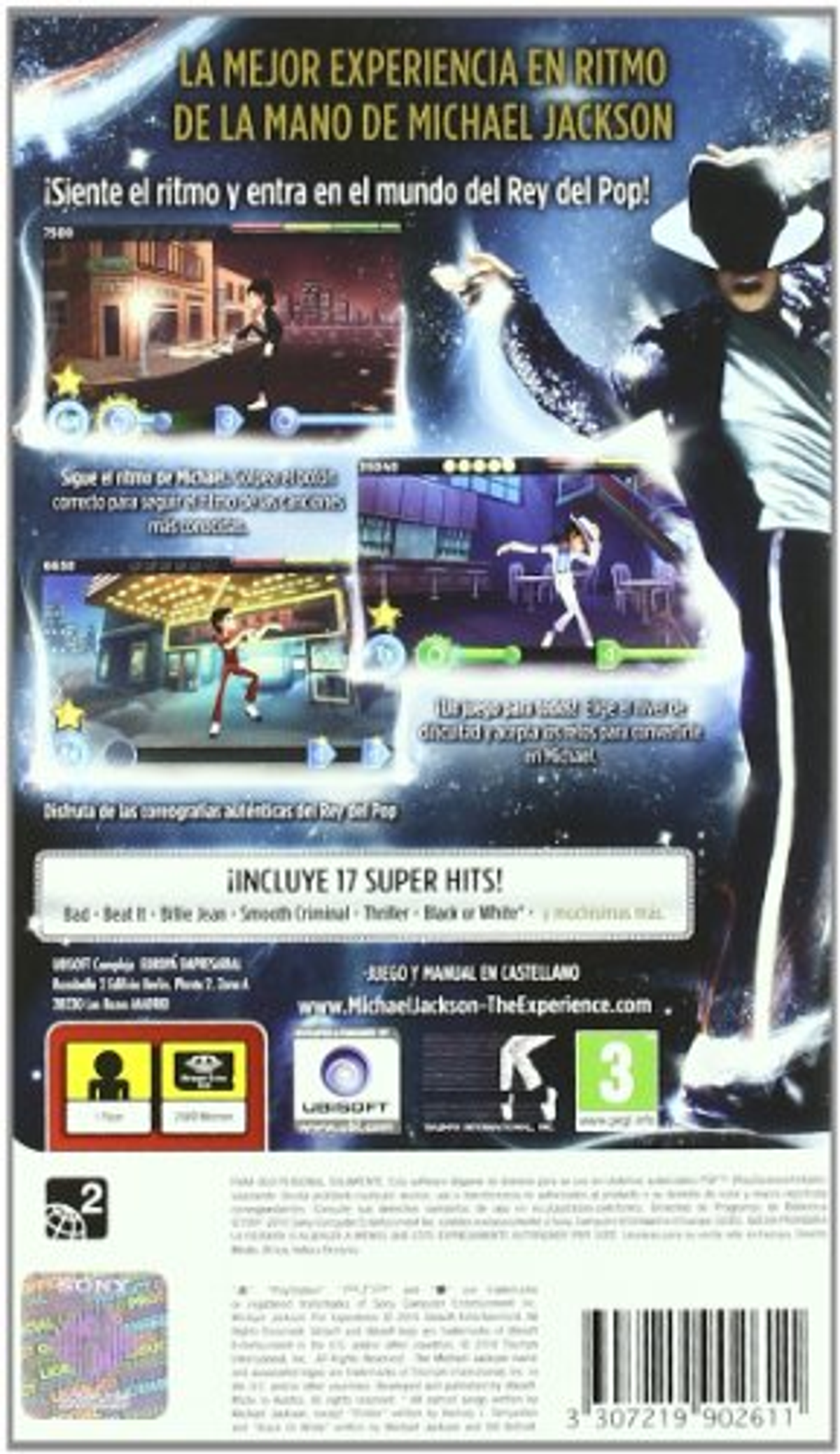 PSP - Michael Jackson: The Experience (M3)