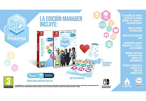 Nintendo Switch - Big Pharma - Manager Edition
