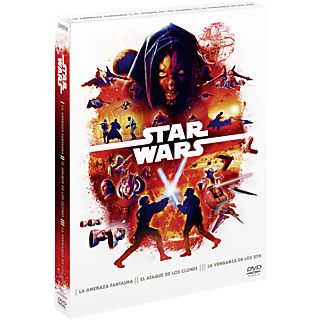 Pack Trilogía Star Wars Episodios 1-3 - DVD