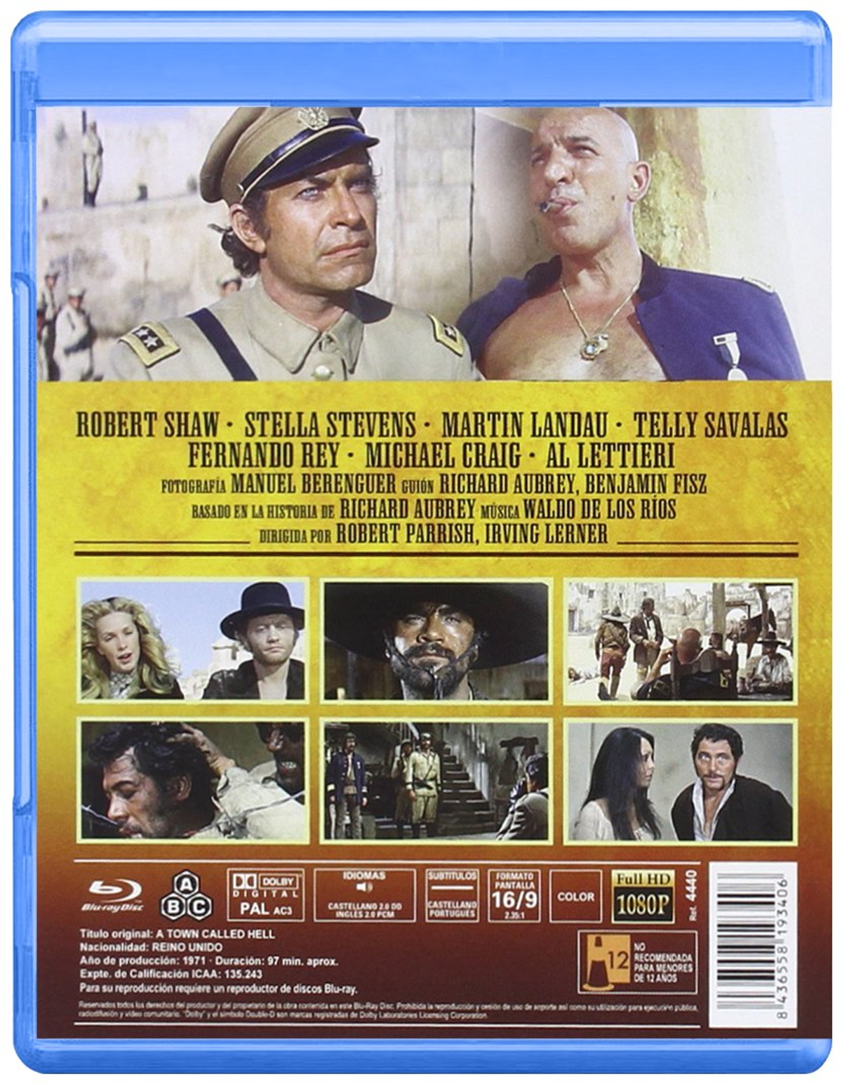 Portada de Un pueblo llamado infierno. Varias personas vestidas al estilo western.