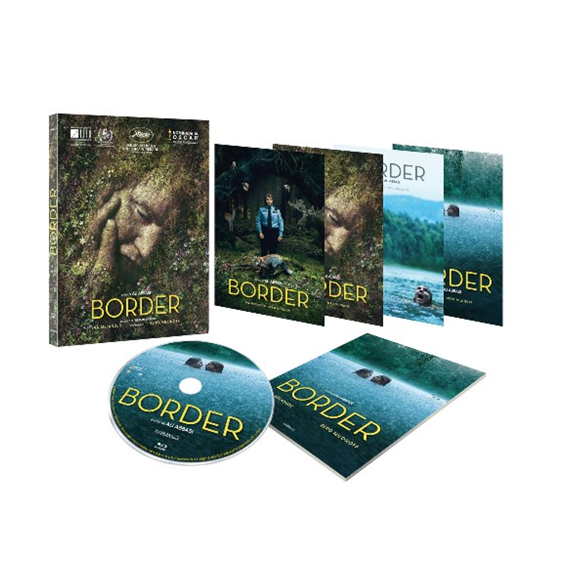 Set de DVD: Border. Varias portadas con diferentes imágenes. Un CD con título.
