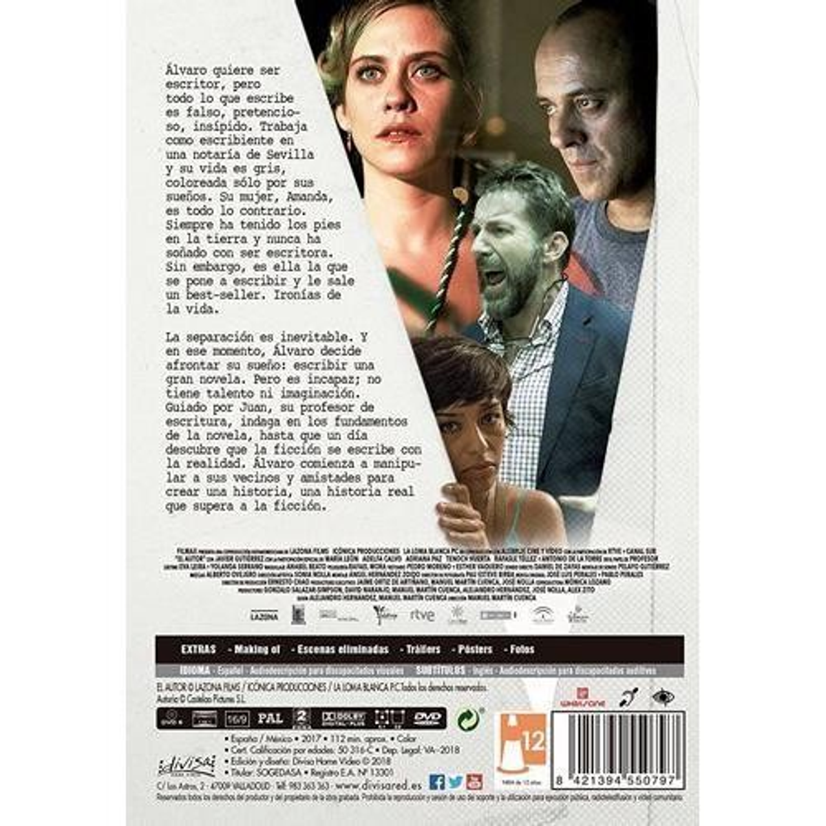 Portada de DVD de película con actores y texto en español. Título: La Otra Mirada.