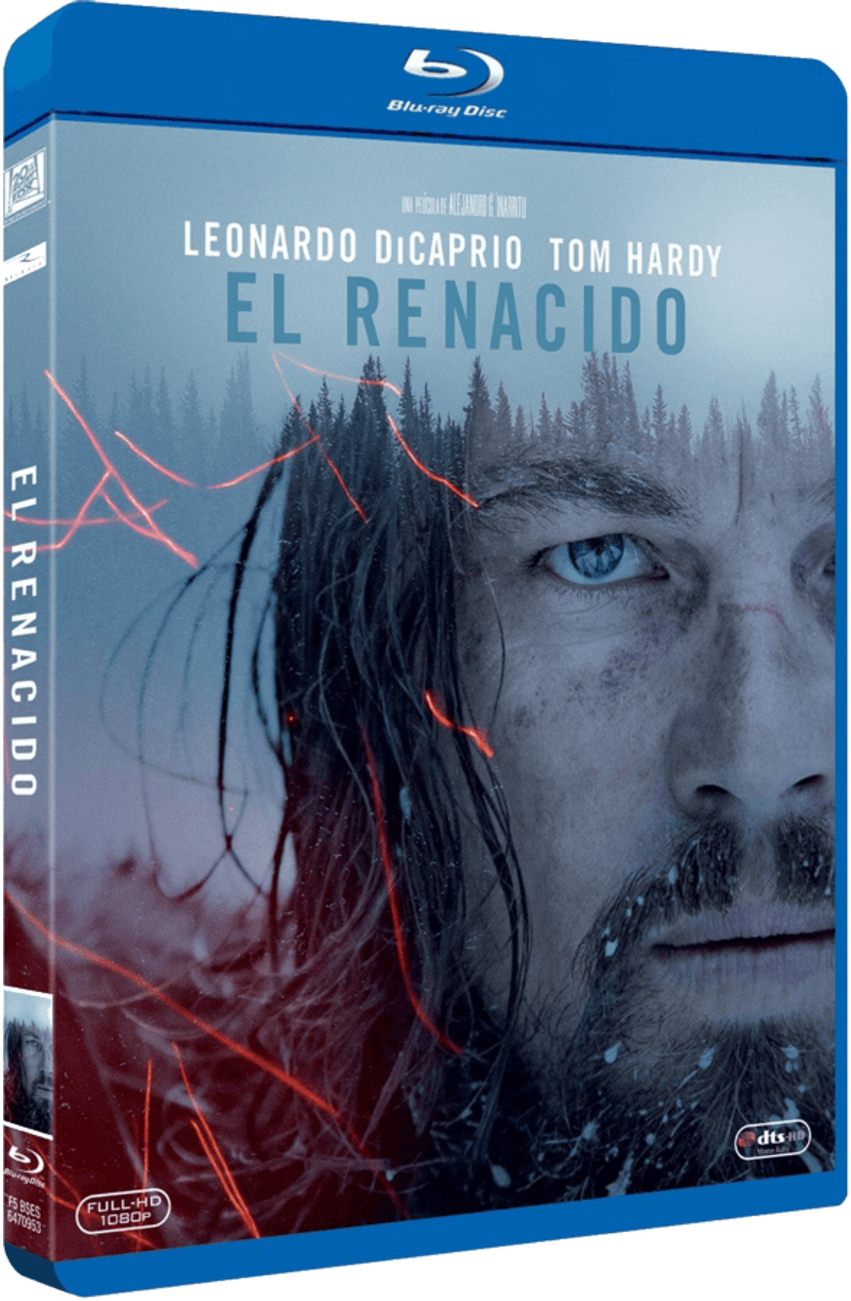 Portada de Blu-ray con Leonardo DiCaprio.