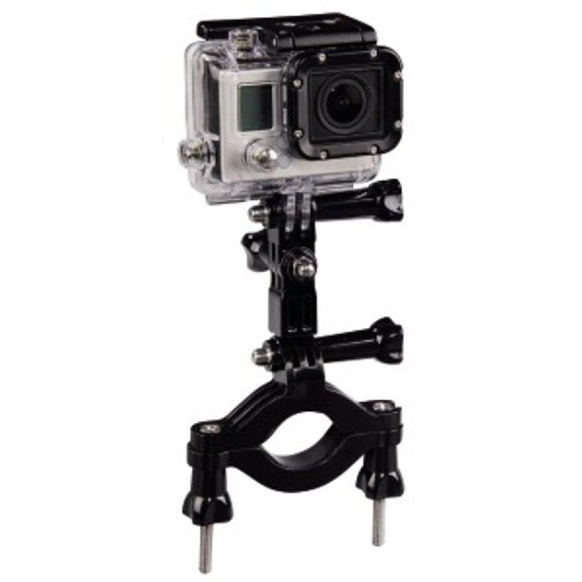 Schwarz, Stangenbefestigung, Actioncams für passend Groß GoPro GoPro, HAMA