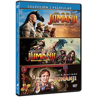 Jumanji + Jumanji: Bienvenidos a la Junga + Jumanji: Siguiente Nivel - DVD