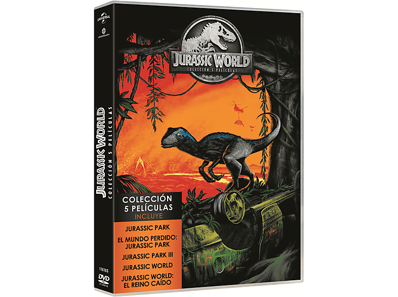 imagen ventilador Ciudad Pack - Jurassic Park (1-5) - DVD | MediaMarkt