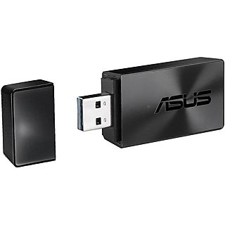 Adaptador WiFi USB  - 90IG0410-BM0G10 ASUS, Negro