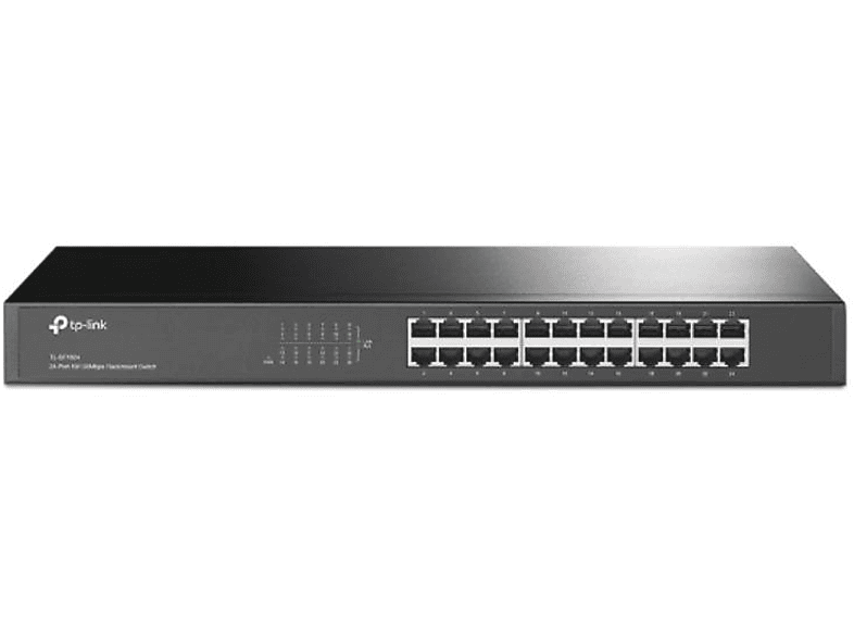 TP-LINK TL-SF1024 24-Port-10/100Mbit/s-Rackmount-Switch unmanaged ...