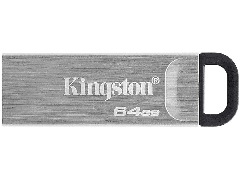 KINGSTON Kingston DataTraveler Kyson - 64GB (USB Typ-A 3.2 Gen 1, silber) USB Sticks (darkgray, 64 GB)