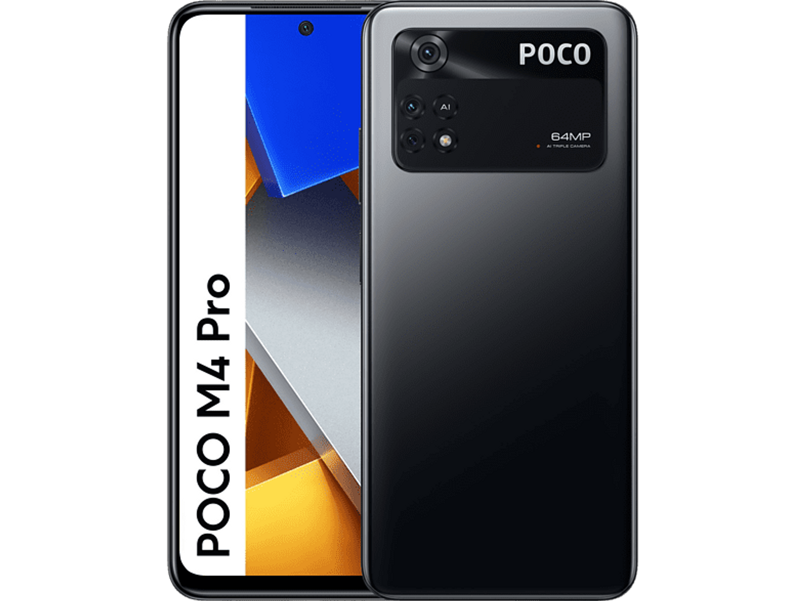 Móvil - M4 PRO POCO, Negro, 128 GB, 6 GB, 6,43 ", MediaTek Helio G96