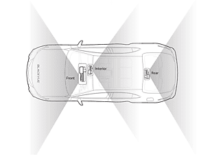 BLACKVUE DR750X-3CH Plus 128GB Dashcam Display