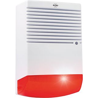 ELRO ADS1F Dummy Alarm Sirene met Knipperend LED Licht Wit