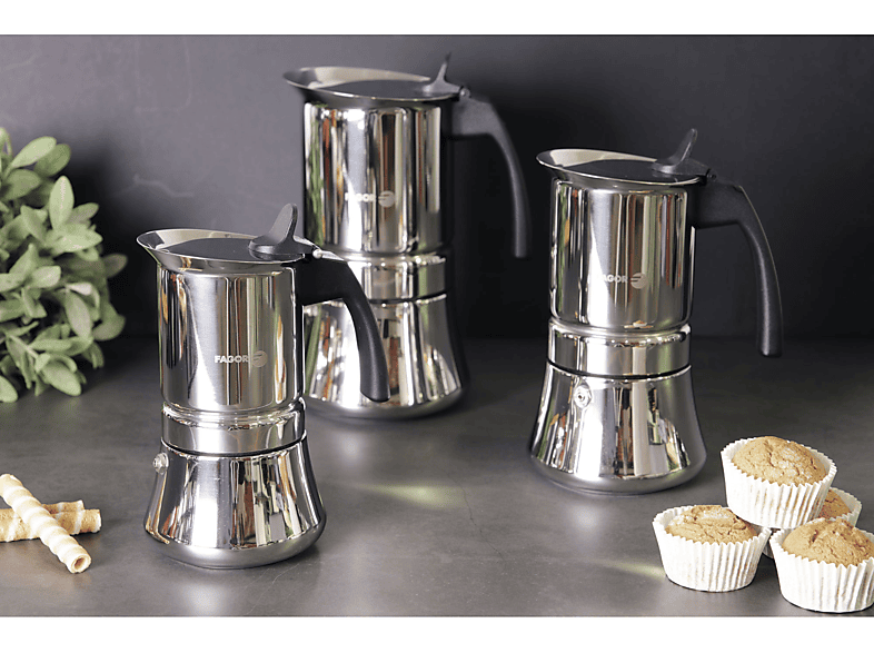 Cafetera tradicional | FAGOR Etnica, Cafetera Italiana Inducción 4