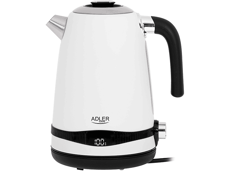 ADLER AD 1295w Wasserkocher, weiß