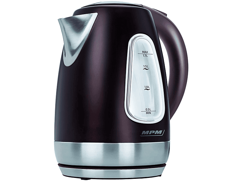 Hervidor de agua MPM MCZ55, Hervidor Agua Eléctrico, 1,7L, sin BPA, Acero Inox., Resistencia