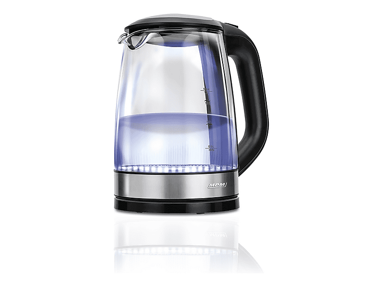 MPM MCZ-78 Bouilloire Électrique en Verre, Capacité 1,7 L, Intérieur