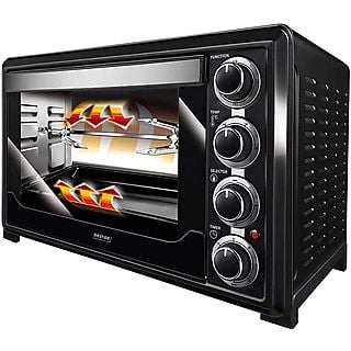 Mini horno - MPM MPE-05/T, Independiente, Adaptador de corriente, 32 l, 42,50 cm, Negro