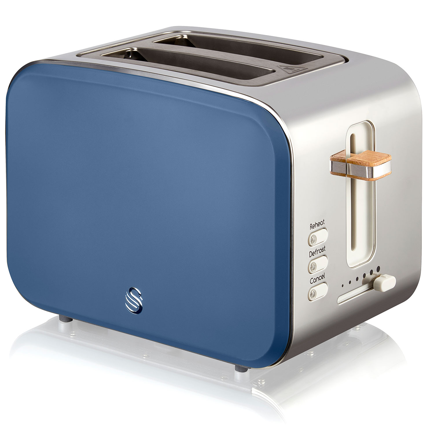 SWAN STRP2060BLUNEU Set (2200 Toaster Wasserkocher Watt, und 2) Schlitze: Blau