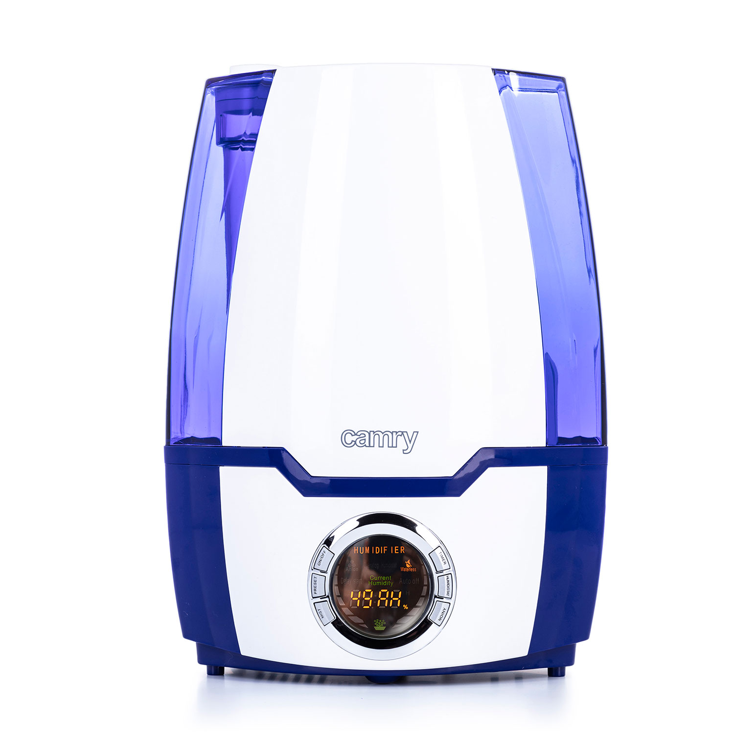 Humidificador Camry Cr7952 azul 5.2 32 w aire 320 mlh 52l filtro lcd temporizador silencioso 30w blancoazul 52 25 m²m² ionicodepósito 7952 320mlh