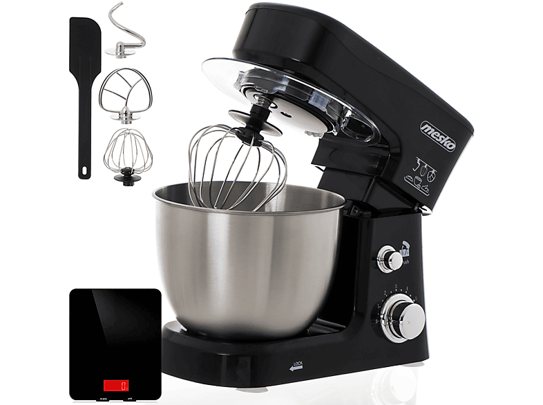 Bol de cristal de 4,7 litros para las batidoras amasadoras Kitchenaid