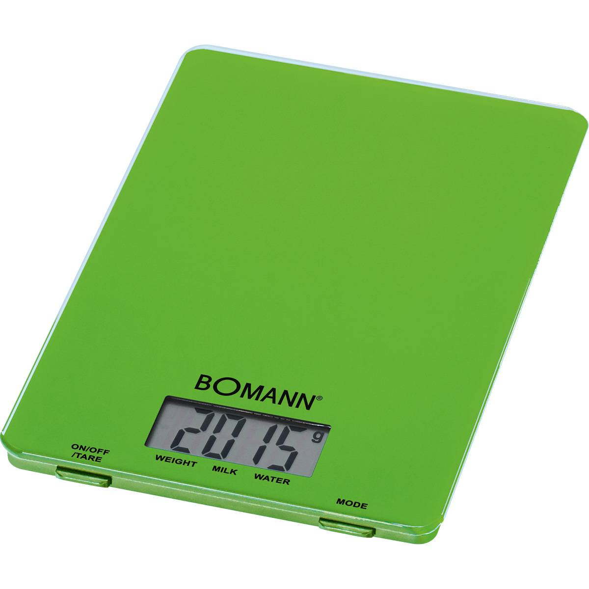 Bomann Kw 1515 de cocina digital verde cb – color balanza extraplana 1gr hasta 5 kg lcd tara 1