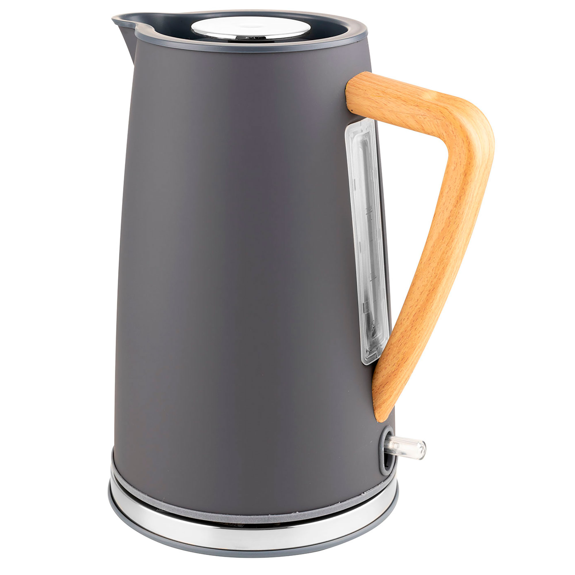 Hervidor de agua - Nelly, Hervidor Agua Eléctrico Ultra Rápido, 1,7 L, sin BPA, Acero Inoxidable, Resistencia Oculta, I BOTTI, 2150 W, 1.7 l, Gris