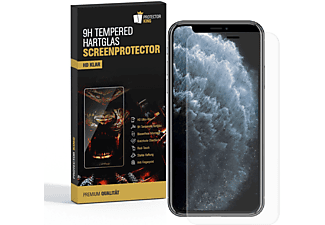 PROTECTORKING 1x 3D 9H Hartglas Schutzglas HD ULTRA KLAR Displayschutzfolie(für Apple iPhone 11 Pro)
