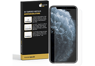 PROTECTORKING 4x 3D 9H Hartglas Schutzglas HD ULTRA KLAR Displayschutzfolie(für Apple iPhone 11 Pro)