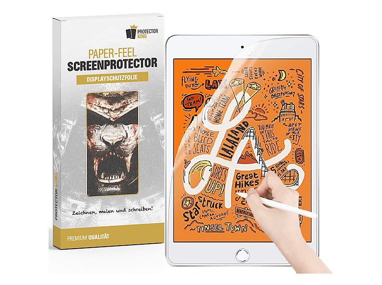 Proteggi Schermo In Vetro Temperato Gorilla Tech Per IPad – Modelli 12.9, 11, 10.9, 10.5, 10.2, 9.7